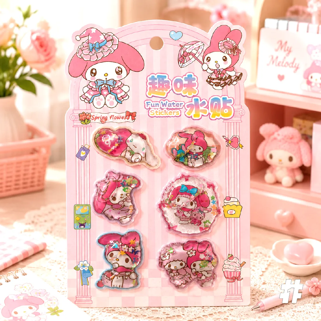 My Melody Water Stickers