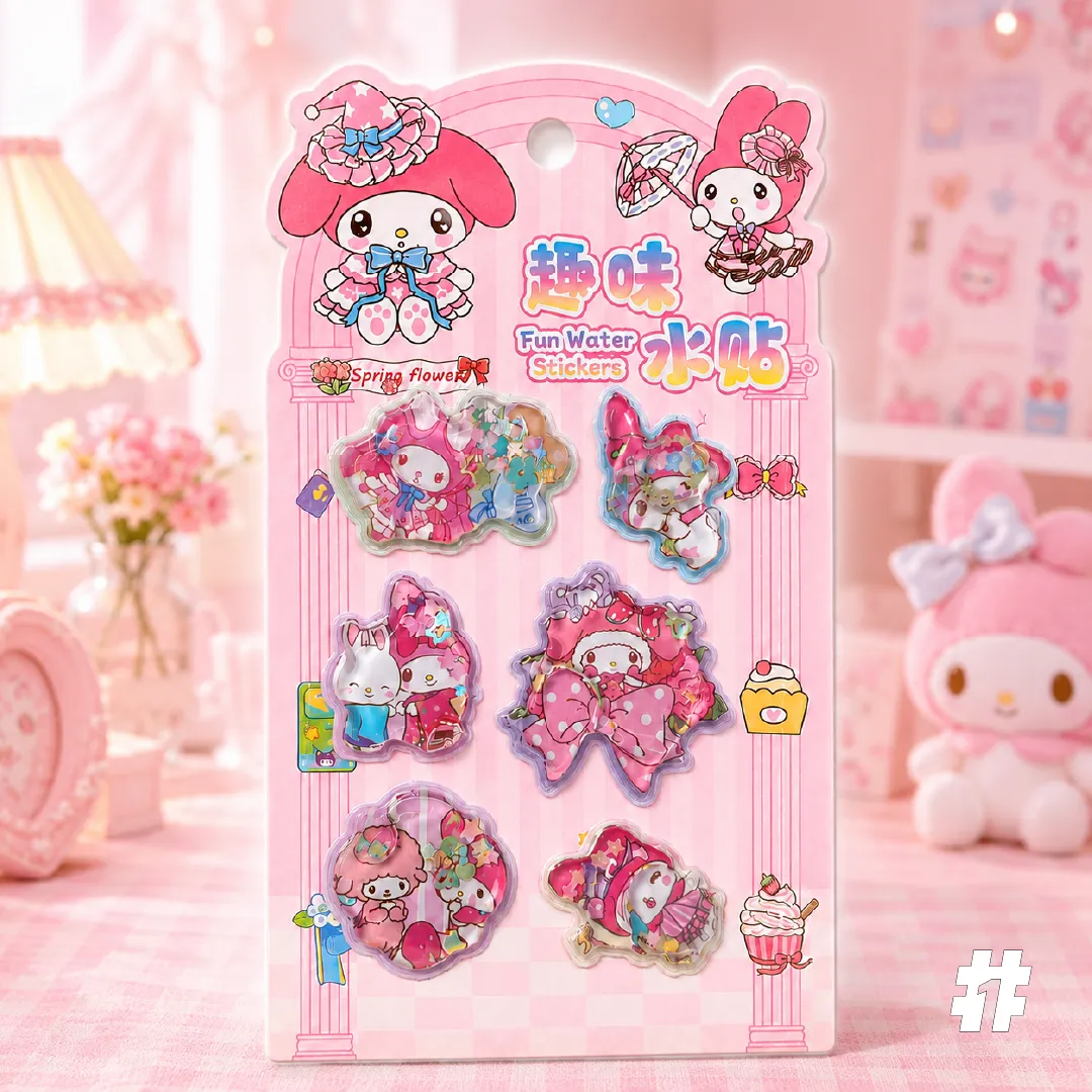 My Melody Water Stickers