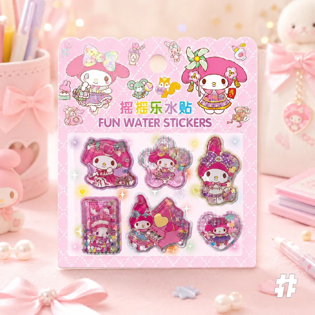 My Melody Water Stickers